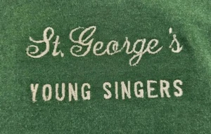 Camicia VINTAGE San Giorgio Giovani Cantanti Uomo Piccolo Bambini Coro Adulto A33 - Foto 1 di 11