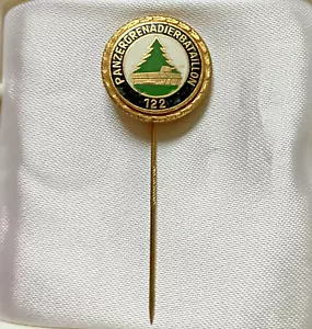 Panzergrenadierbatalillon 122 Bundeswehr alfiler aguja de honor oro y esmalte - Imagen 1 de 3