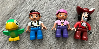 Lego Duplo Disney Jake & The Neverland Pirates Izzy Sully Captain Hook Figures - Image 1 of 2