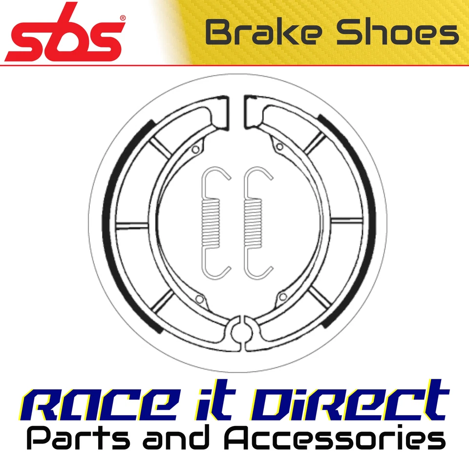 Brake Shoes for SUZUKI GT 550 1973-1977 Rear SBS - Image 1 of 4