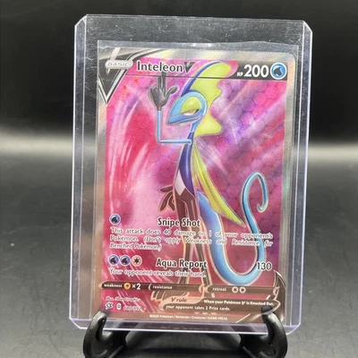 Pokemon | SWSH02: Rebel Clash | Inteleon V (Full Art) | 180/192 | NM Holo - Image 1 of 2