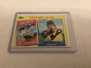 1985 Topps — YOGI/DALE BERRA, Card #132 🖌️🥎AUTOGRAPHED 🥎🖌️ !!! - Picture 1 of 2