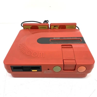 Console vermelho Junk Sharp Twin Famicom AN-500R não testado FK29562540 - Imagem 1 de 4