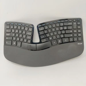 Microsoft Sculpt Ergonomic Desktop Keyboard Surface Edition 1559 W/Dongle Tested - Afbeelding 1 van 4