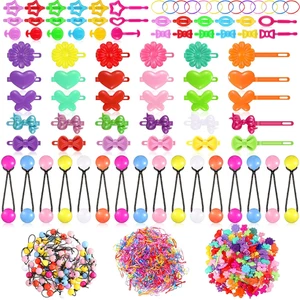 1184 Pcs Hair Barrettes for Girls, Kids Barrettes Accessories Self Hinge Elastic - Picture 1 of 12