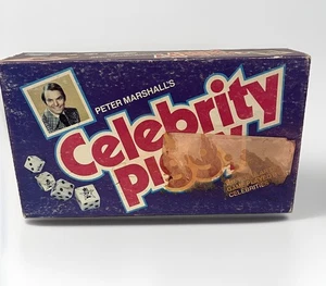 Juego de dados vintage 1978 Milton Bradley Peter Marshall’s Celebrity Piggy *Mancha* - Imagen 1 de 3