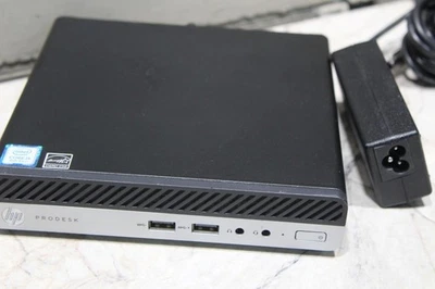 HP ProDesk 400 G4 DM Mini Desktop i5-8500T 2.1GHz WiFi 16GB 256GB SSD HDMI W10P - Image 1 of 4