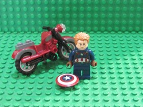 LEGO Marvel Super Heroes Civil War: Captain America + motorcycle bike 76047 MB32
