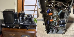 Amplificatore valvolare a vuoto (spazzatura, per ricambi) Sansui, include tubi 4CA7 e 5AR4 - Foto 1 di 6