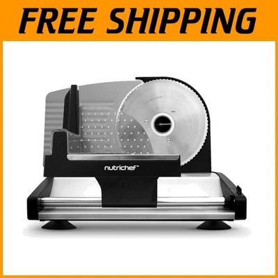 Fatiador Deli compacto 200W com lâmina de aço inoxidável - Perfeito para chefs domésticos - Imagem 1 de 4