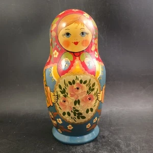 Russian Matryoshka Nesting Dolls Signed "Sergiev Posad" c1998 Mockba 8 Dolls OBO - Picture 1 of 18