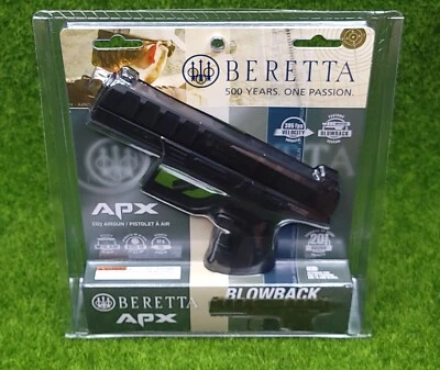 Umarex Beretta APX CO2 BB Blowback Air Pistol .177 395FPS, Black - 2253020 - Image 1 of 4