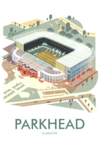 Parkhead Football Stadium Celtic Blank Card ideal for Birthday - Picture 1 of 1