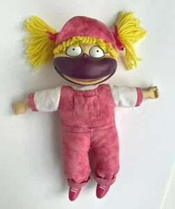 Vintage Rugrats Angelica Purple Face Stuffed Plush 1997 - Picture 1 of 7