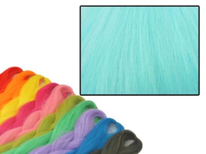 CYBERLOXSHOP PHANTASIA KANEKALON JUMBO BRAID AQUA SKY BLUE HAIR DREADS