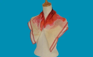 CELINE Seta Silk Multicolor Women's SCARF 68 ✖ 68 CM Italy Used Vintage Good - Picture 1 of 12