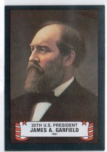 JAMES A GARFIELD 1980 Kellogg's Presidents Card #20 - Picture 1 of 1