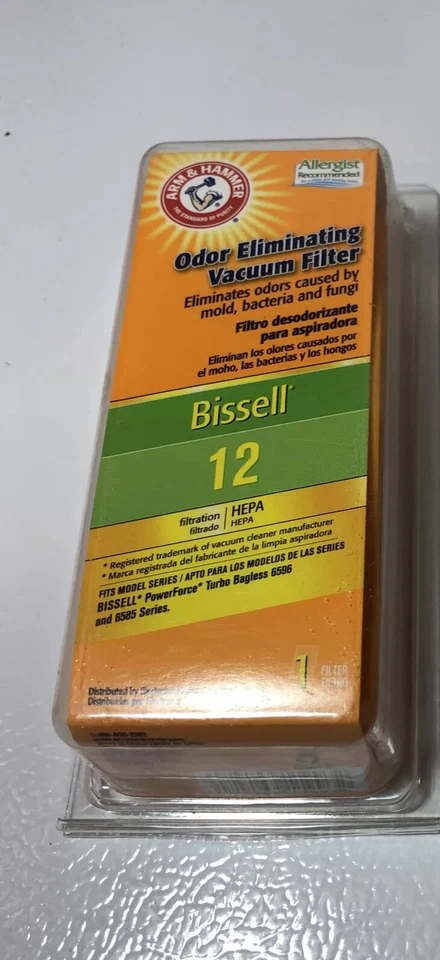 Arm & Hammer Odor Eliminating Vacuum Filter BISSELL 12