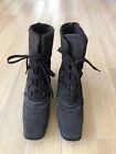 Sesto Meucci Saura Lace-Up Ankle Boots, Women's Size 8N, T. Moro Brown Suede