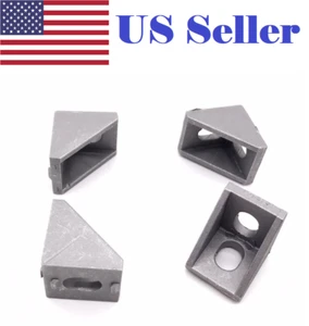 Vier (4) 2020 Eckwinkel Beschläge Industrie Aluminium - Bild 1 von 1