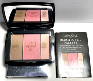 NIB LANCOME Blush Subtil Palette Rose Flush FULL SIZE .158 oz/4.5 g K1 - Picture 1 of 9