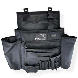 Uncle Mike's Law Enforcement Car Seat Organizer Black Paperwork Pockets Movable - Picture 1 of 7