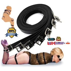 Leather Body Straps Full Body Bondage Belts Harness Adult Slave BDSM Adult Toys - Picture 1 of 11