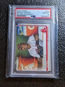 Rafael Devers 2019 Topps #228 Photo Variation SSP Red Sox - PSA 10 - Picture 1 of 2