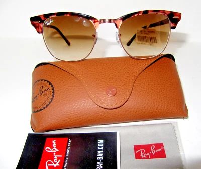 Gafas de sol unisex Ray Ban nuevas RB3016 133751 rosa Habana nuevas con etiquetas $195 Foto 1 de 4
