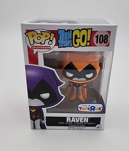 Funko Pop #108 Teen Titans Go! Raven in Orange Toys R' Us 2016 Exklusive Veröffentlichung - Bild 1 von 7