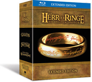 NEU Herr der Ringe Trilogie Extended Edition Blu-ray Box + korrigierte Fassung