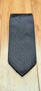 Men´s Lauren Ralph Lauren Purple Necktie Flowers Design Hand Finished Tie - Picture 1 of 8
