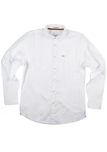 MATIX Eli Solid Woven Shirt (L) White - Picture 1 of 1