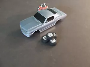 **XMODS USED 1965 FORD MUSTANG BODY WITH FRONT & REAR CLIPS AND WHEELS BLUE*C - Picture 1 of 7
