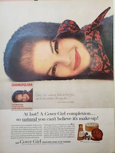 De colección 1963 Lois Heyl Maquillaje Impresión Anuncio Efímero Arte de Pared Decoración - Imagen 1 de 1