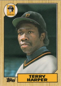 Terry Harper 1987 Topps Traded Baseball card #42T Pittsburgh Pirates - Picture 1 of 1