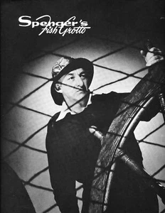 1980er SPENGER'S FISH GROTTO MENÜ - BERKELEY - DESSERTMENÜ MIT SAMSTAGSSPECIAL - Bild 1 von 9