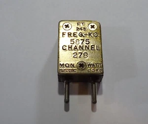 Radio kryształowe FT-243 - 093 pinów - 5875 khz - Monwatt - kanał 278 - Zdjęcie 1 z 1