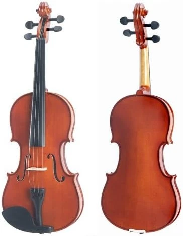 Mendini MA250 Varnish Viola with Case, Bow, Rosin, Bridge and Strings, 14-Inch-- - Image 1 of 1