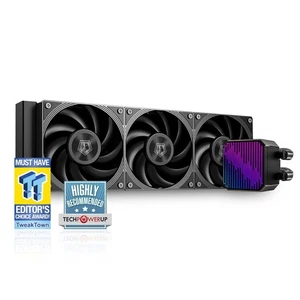 DX360 MAX Liquid CPU Cooler 360mm ARGB AIO Cooler, 38mm Thick Radiator, 3x120mm - Afbeelding 1 van 6