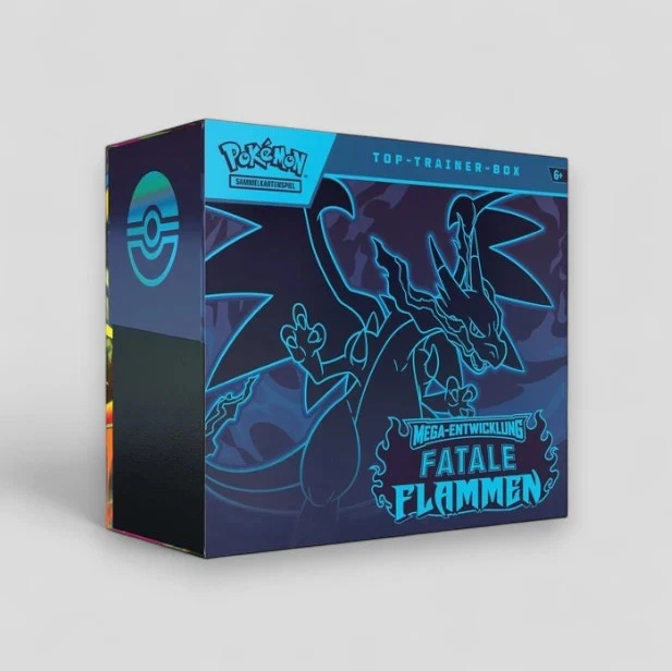 Pokémon Fatale Flammen Top-Trainer-Box DE I SOFORT Versand - Bild 1 von 1