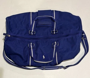 Bolso de Lona Ralph Lauren Polo Azul 21” X11”x10” - Imagen 1 de 4