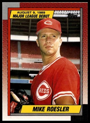 1990 Topps Major League Debut 1989 #104 Mike Roesler - Image 1 of 2
