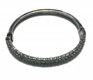 Nolan Miller Pave Kristall Strass Scharnier Armreif Armband - Bild 1 von 3