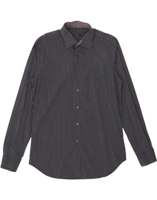 ROCCOBAROCCO Mens Shirt Size 42 16 1/2 Large Blue Pinstripe Cotton DI26 - Image 1 of 4