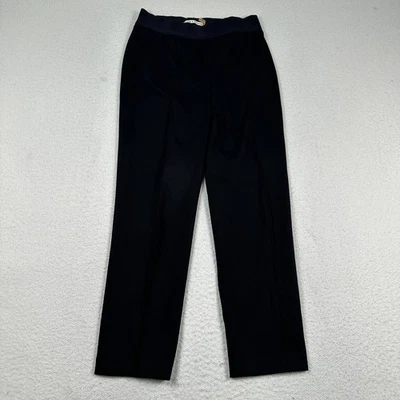 Calça Alice + Olivia Feminina 2 Perna Reta Elástica Puxada Business Preppy Preta - Imagem 1 de 4