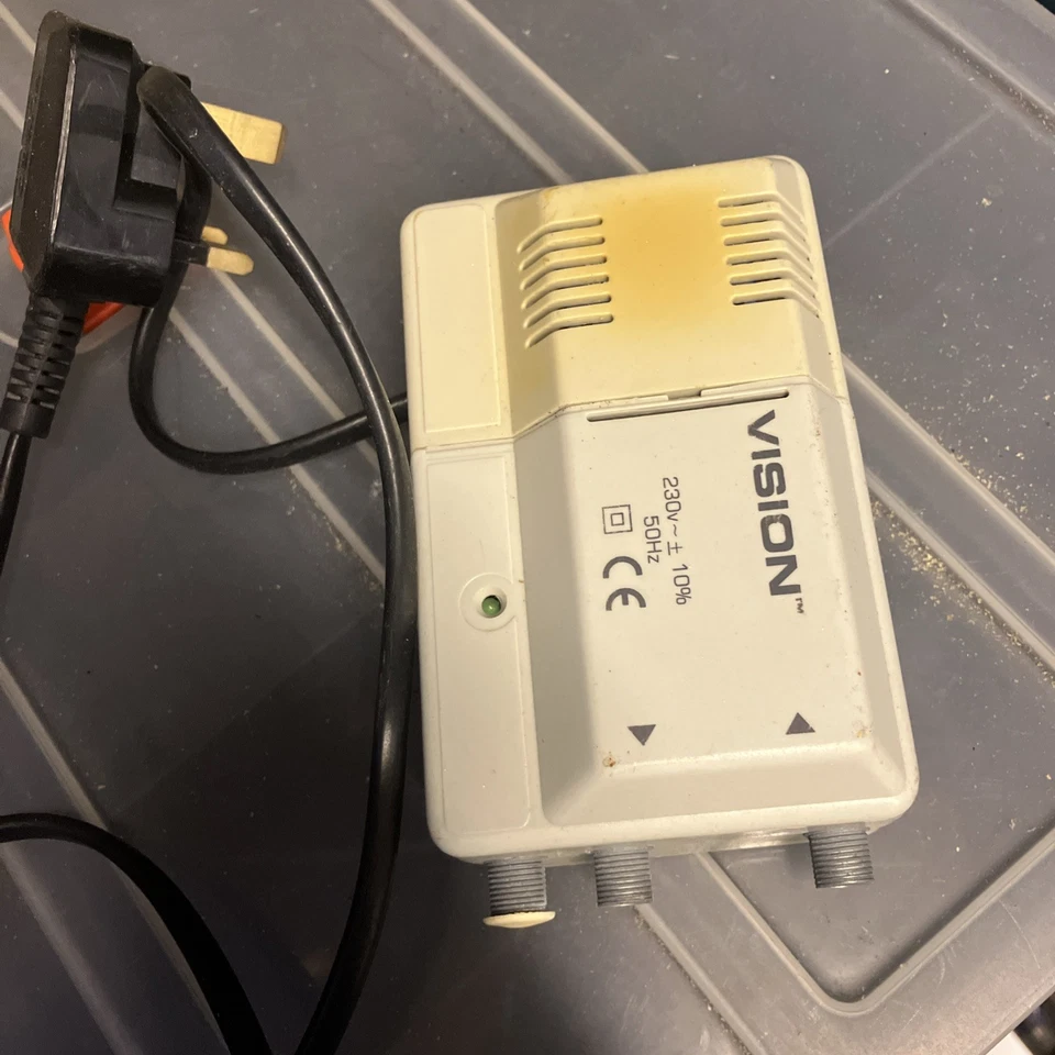 TV Aerial Signal Booster Amplifier Main HD  Freeview High Gain - Image 1 of 1