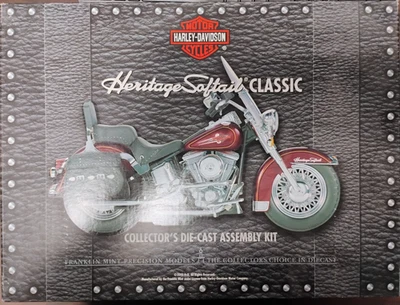 The Franklin Mint HD Heritage Softail Clásico Coleccionistas Die Cast Kit - SIN ABRIR Foto 1 de 3