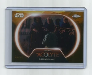 THE POWER OF MANY 2025 TOPPS CHROME STAR WARS GREEN ACOLYTE INSERT #09/99 - Picture 1 of 2
