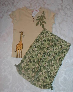 Gymboree SAVANNA SUNSET Camouflage Top & Capris Pants Set NWT 4 - Picture 1 of 4